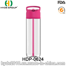 700ml Kunststoff tragbare BPA frei Wasserflasche (HDP-0624)